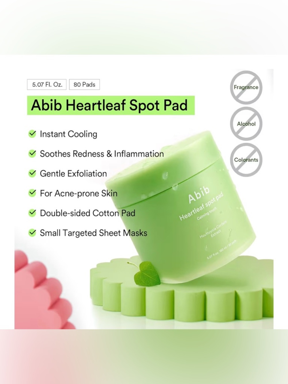 Abib Heartleaf Spot Pads🌿